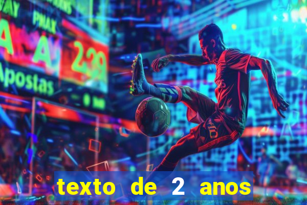 texto de 2 anos de namoro